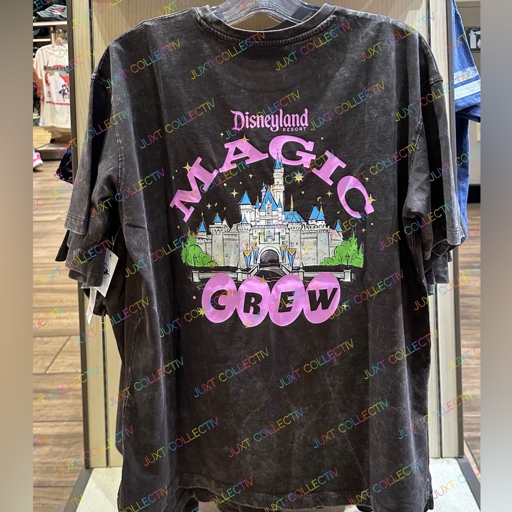 Disney Parks Disneyland Resort Magic Crew Castle Graphic Shirt NWT